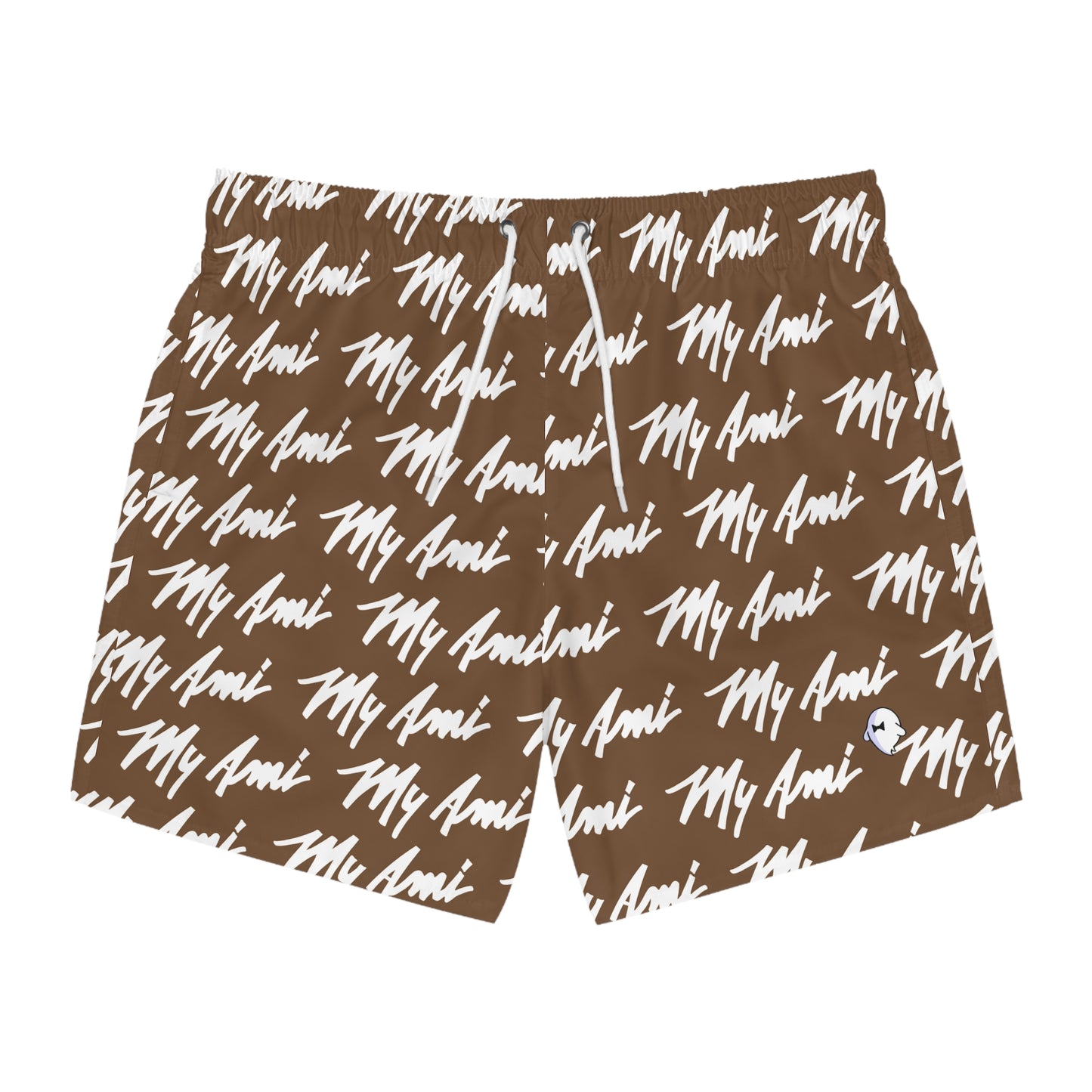 My Ami Brown Swim Trunks