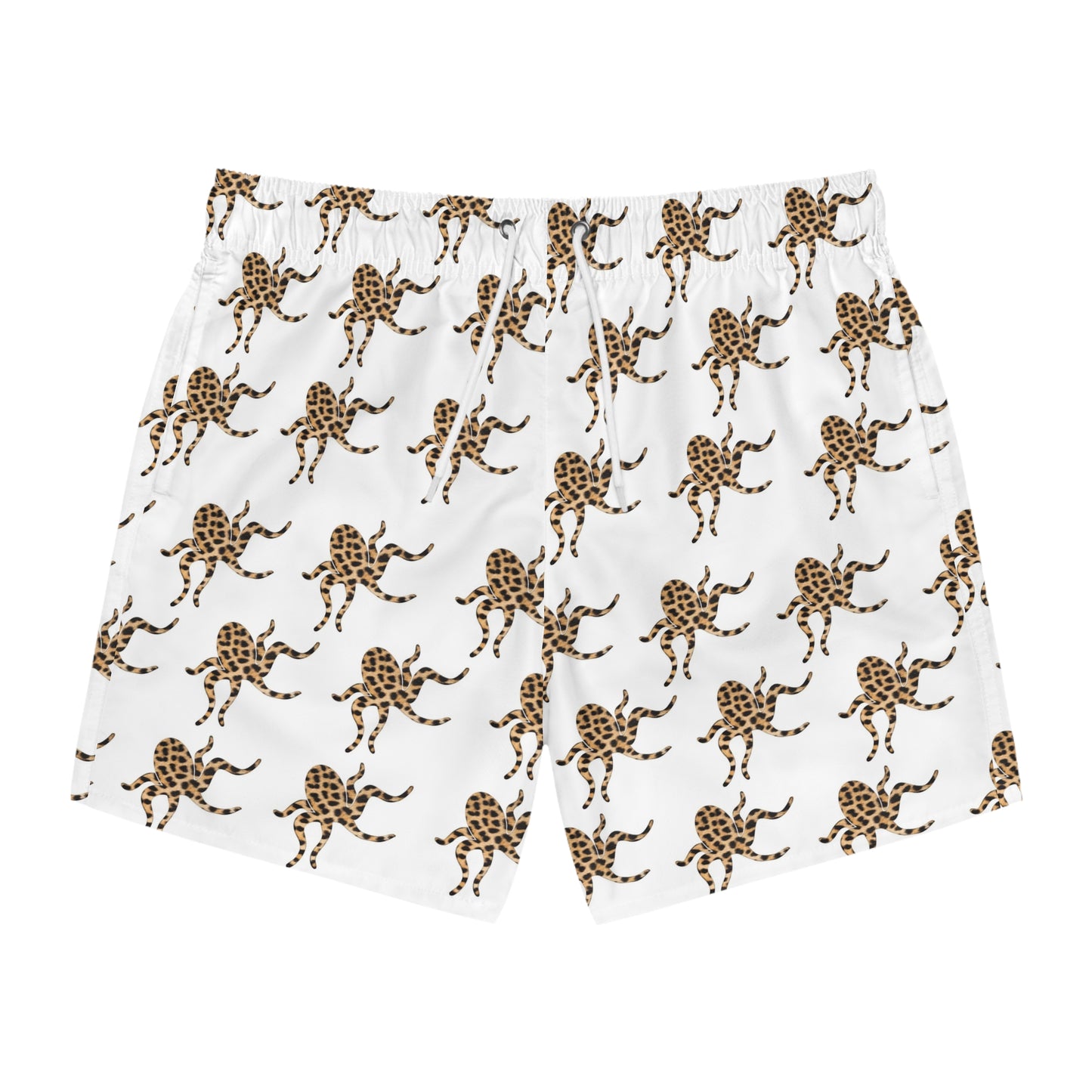 Octopus Cheetah Swim Trunks