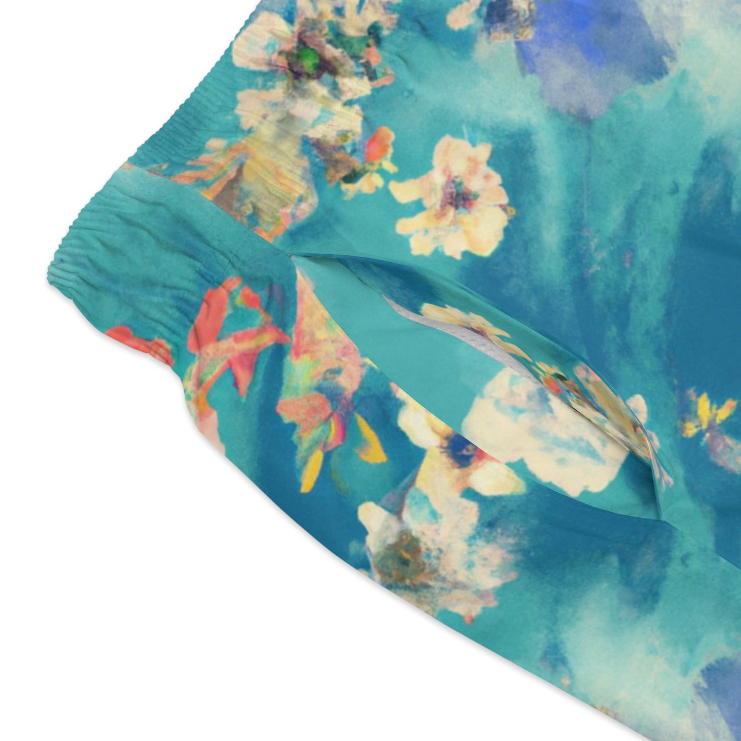 Ocean Flowers Swim Trunks