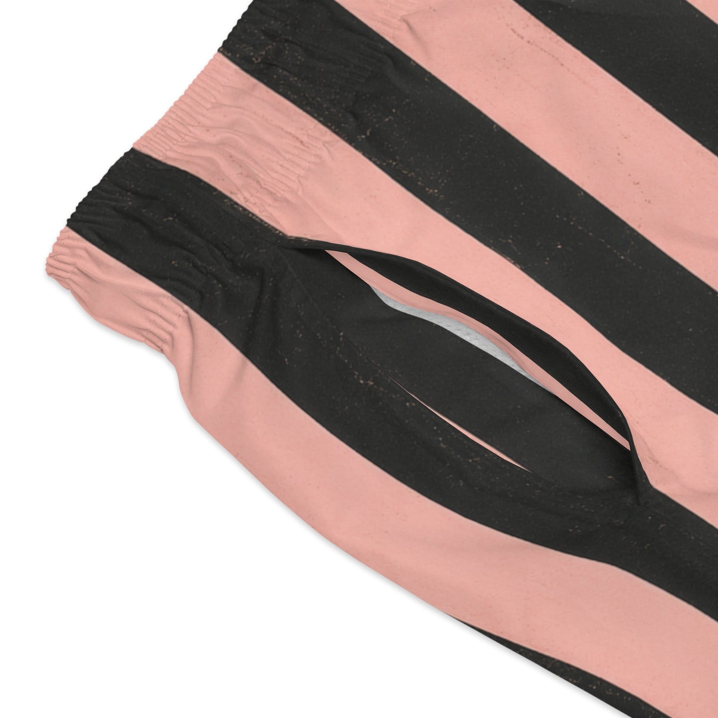 Striped 1930s Pink & Black Swimsuit