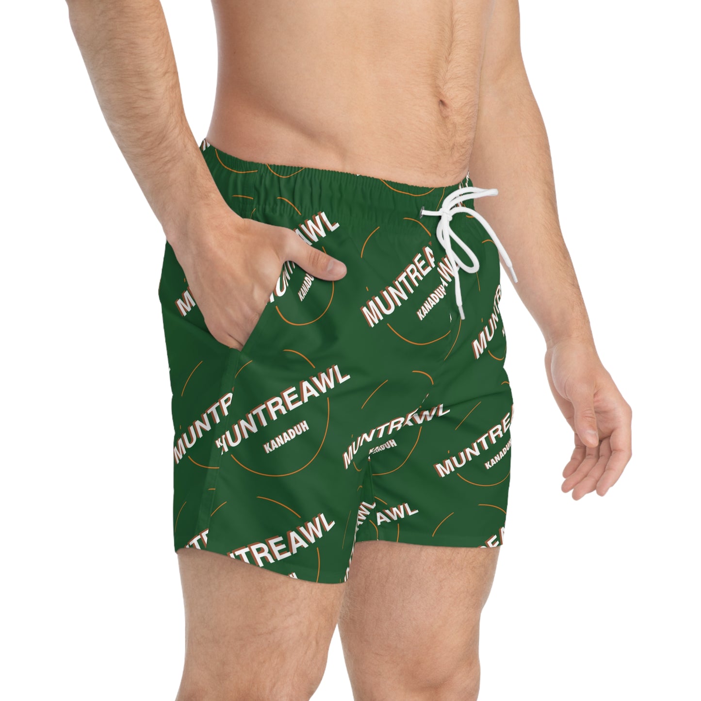 Griine Muntreawl Swim Trunks