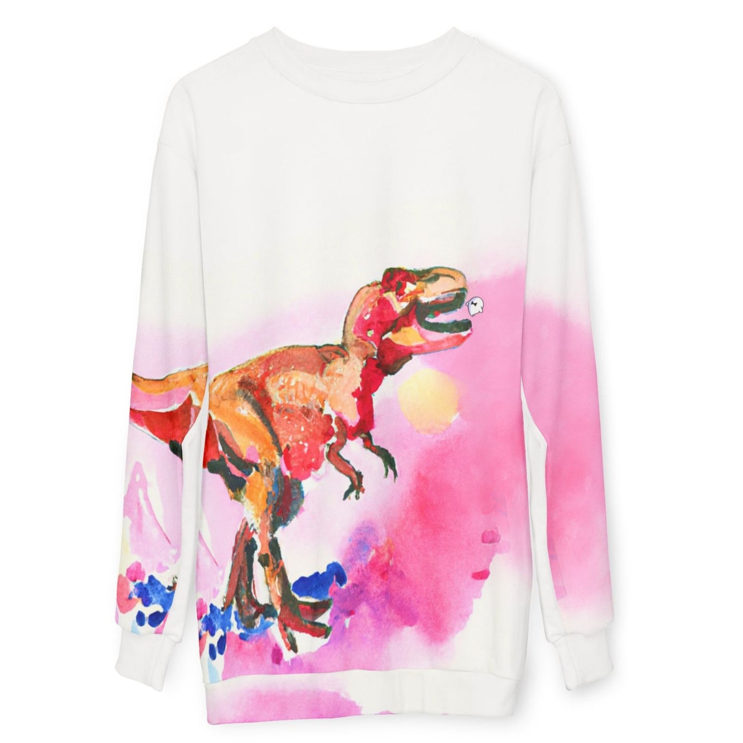 Watercolor T-Rex Sweatshirt