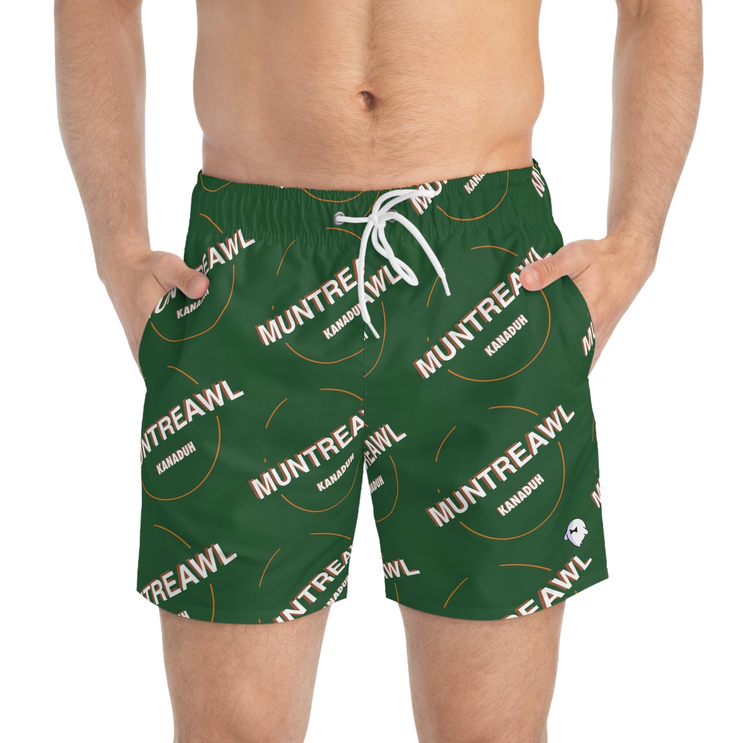 Griine Muntreawl Swim Trunks