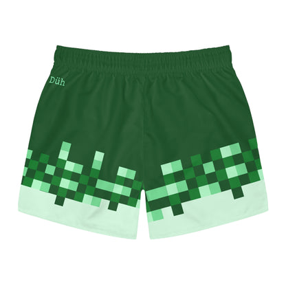Griine Pixel Swimtrunks