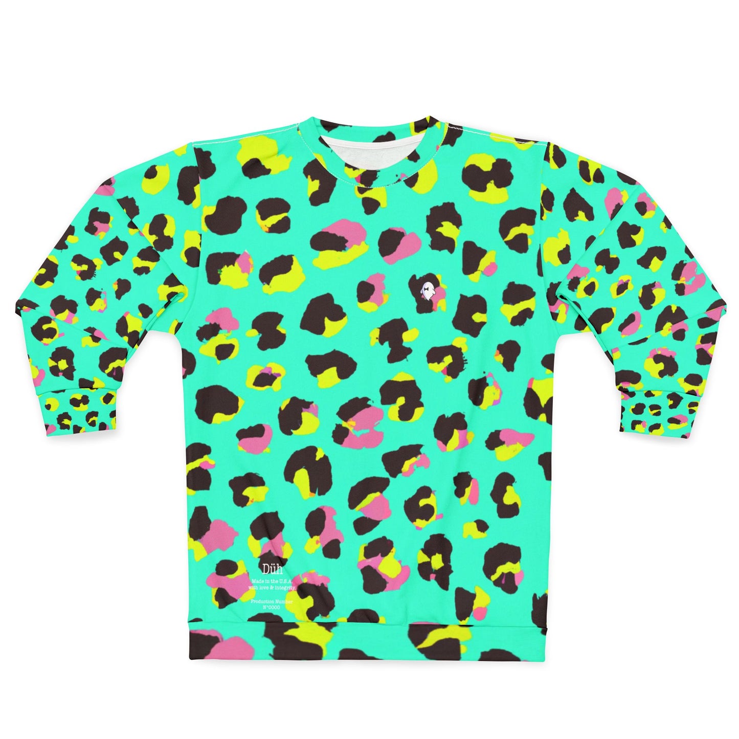 Green Cheetah Sweatshirt