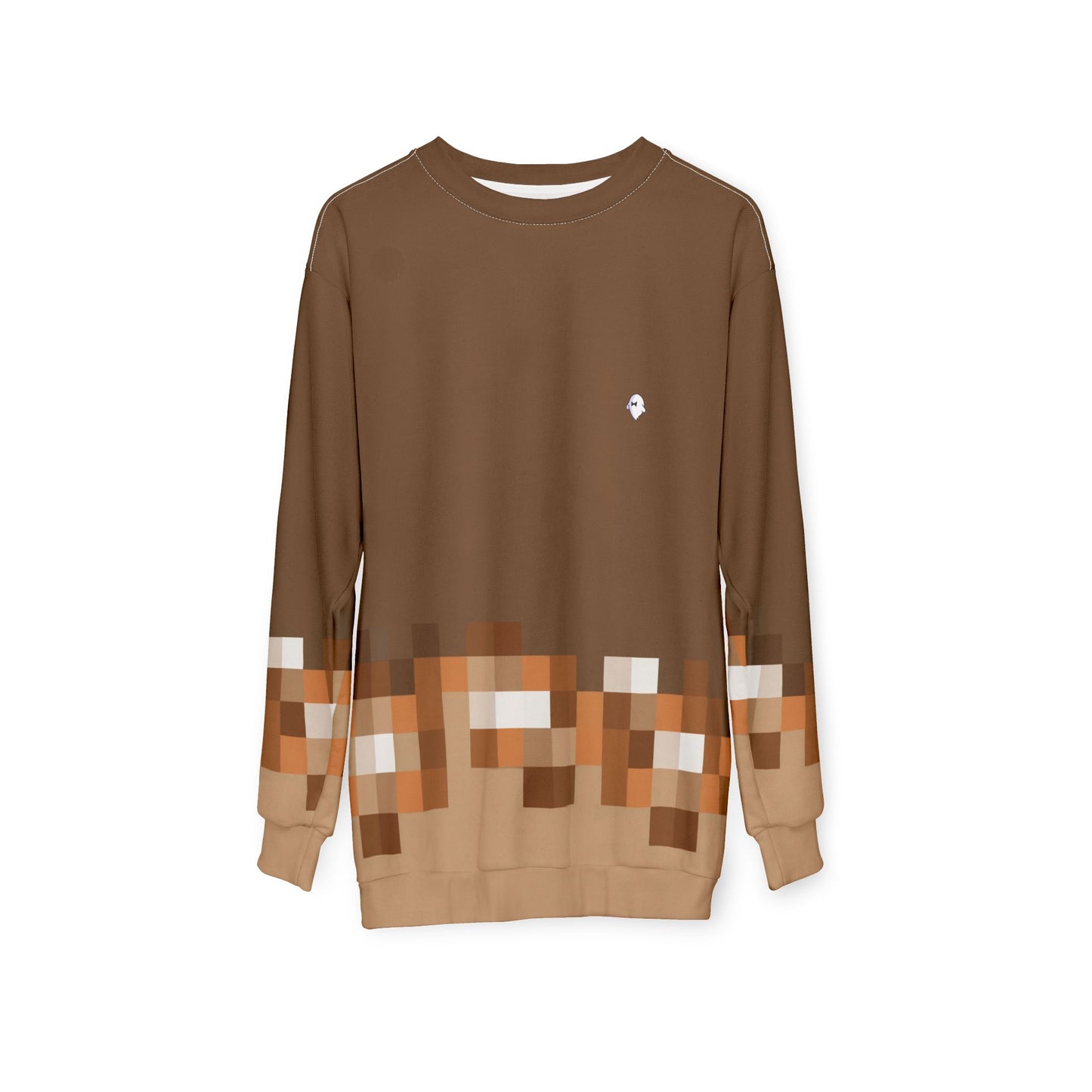 Brown Pixel Sweatshirt