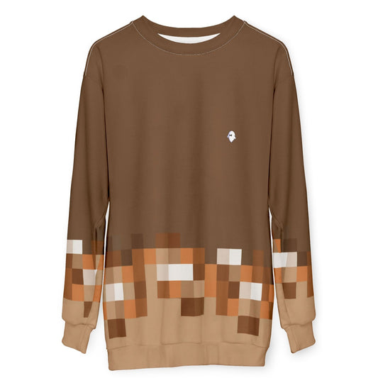 Brown Pixel Sweatshirt