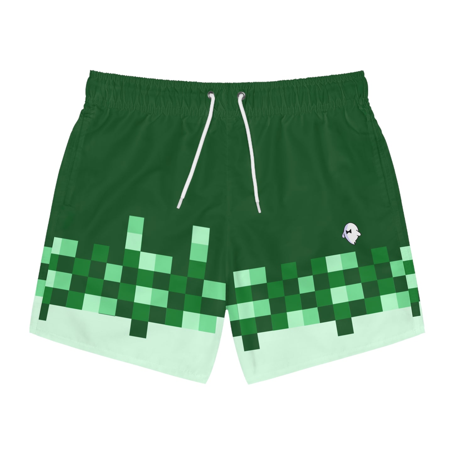 Griine Pixel Swim Trunks