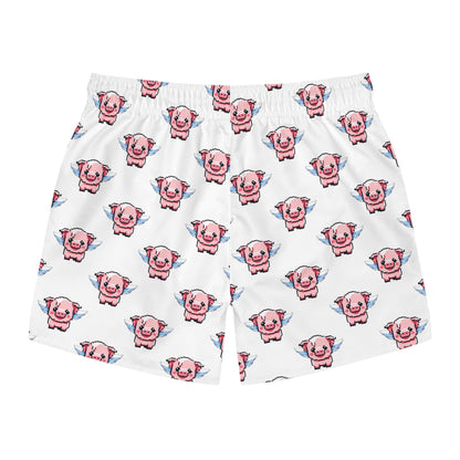 Flying Pig Swim Trunks