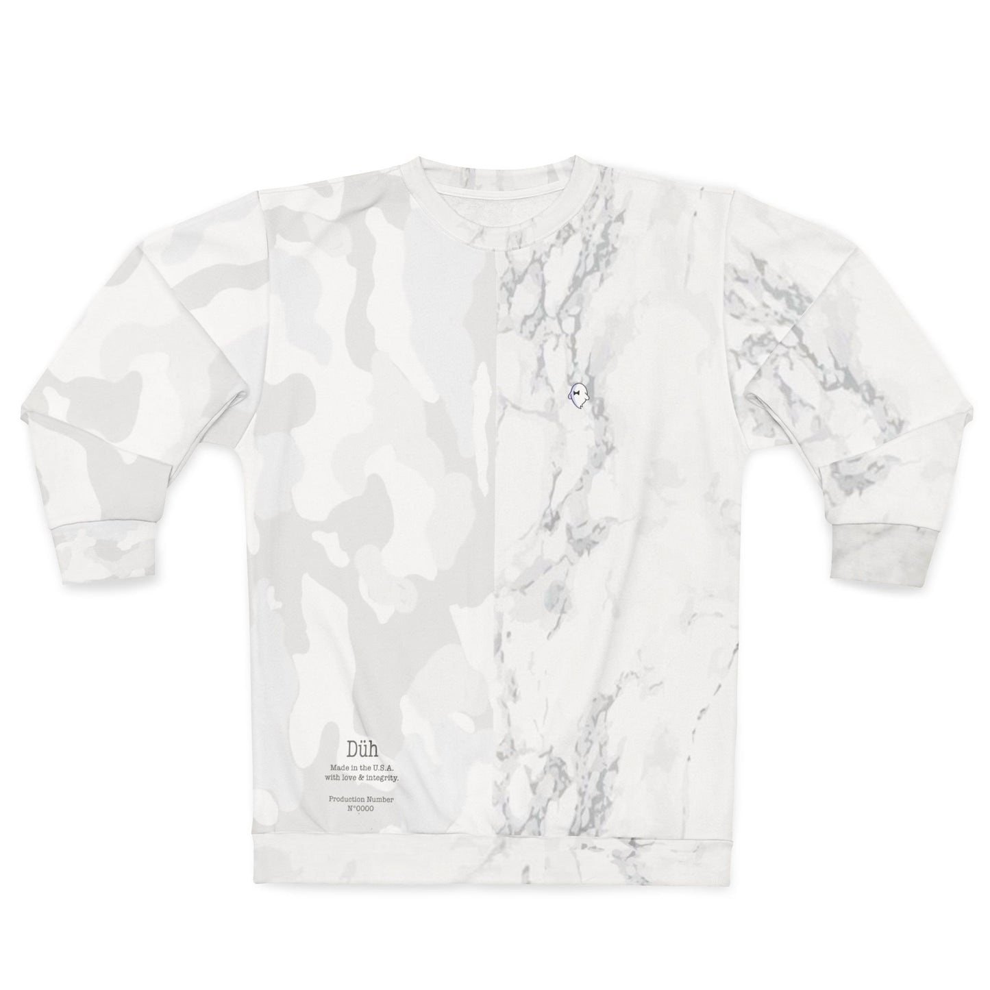 Longsleeve Camo Marble Sweatshirt