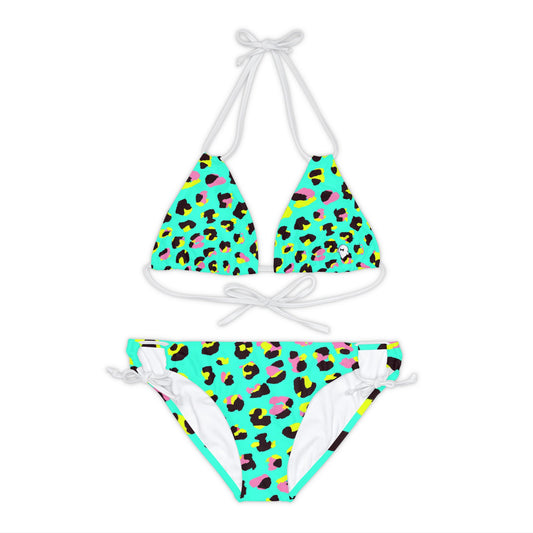 Green Cheetah Bikini