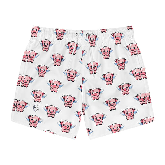 Flying Pig Swim Trunks