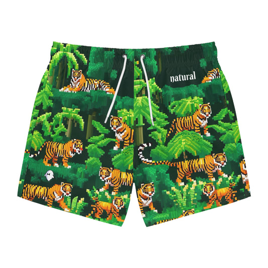 Griine Tiger Forest Swim Trunks
