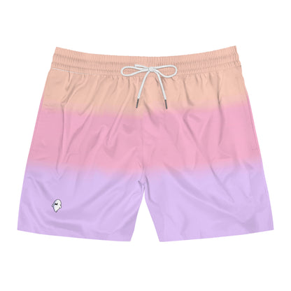 Neutral Color Gradient Swim Trunks
