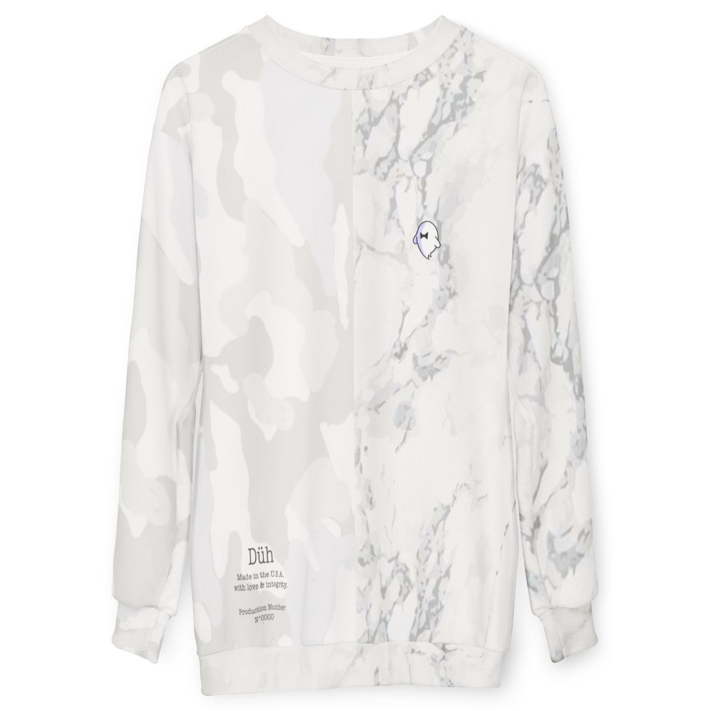 Longsleeve Camo Marble Sweatshirt