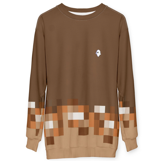 Brown Pixel Sweatshirt