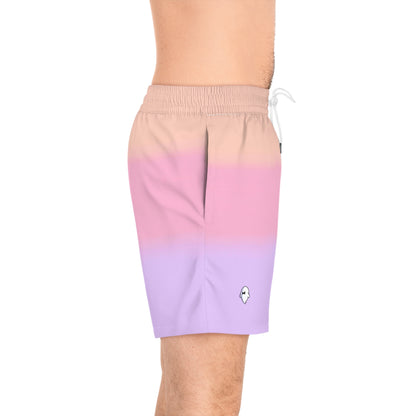 Neutral Color Gradient Swim Trunks